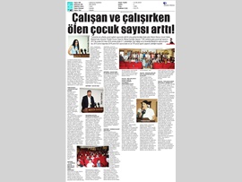 BASINDA BAROMUZ (Çocuk İşçiliği ile Mücadele Günü Basın Açıklaması)