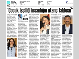 BASINDA BAROMUZ (Çocuk İşçiliği ile Mücadele Günü Basın Açıklaması)