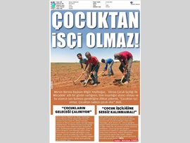 BASINDA BAROMUZ (Çocuk İşçiliği ile Mücadele Günü Basın Açıklaması)