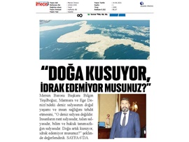 Yeşilboğaz  'Doğa kusuyor, idrak edemiyor musunuz?'