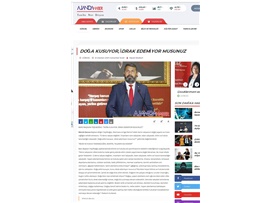 Yeşilboğaz  'Doğa kusuyor, idrak edemiyor musunuz?'