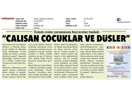 Çocuk İşçiliği ile Mücadele Günü Resim Yarışması başvuruları başladı