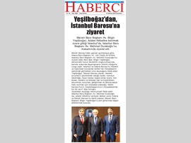 BASINDA BAROMUZ (Baro Başkanımız Bilgin Yeşilboğaz'dan İstanbul Barosu'na Ziyaret)
