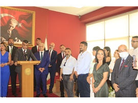 MERSİN BAROSU BAŞKANIMIZ GAZİ ÖZDEMİR MAZBATASINI ALDI