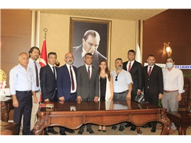 MERSİN BAROSU BAŞKANIMIZ GAZİ ÖZDEMİR MAZBATASINI ALDI