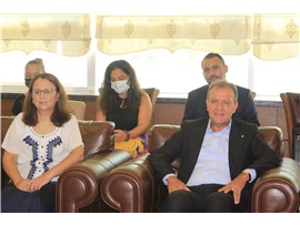 MERSİN BÜYÜKŞEHİR BELEDİYE BAŞKANI SEÇER’DEN, BARO BAŞKANIMIZ ÖZDEMİR’E ZİYARET