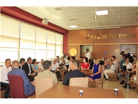 MERSİN BÜYÜKŞEHİR BELEDİYE BAŞKANI SEÇER’DEN, BARO BAŞKANIMIZ ÖZDEMİR’E ZİYARET