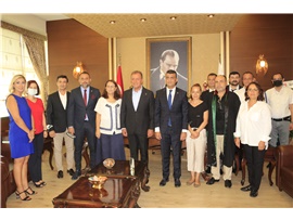 MERSİN BÜYÜKŞEHİR BELEDİYE BAŞKANI SEÇER’DEN, BARO BAŞKANIMIZ ÖZDEMİR’E ZİYARET