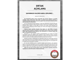Barolar: "Savunmaya Saldırı Kabul Edilemez"