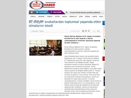 BASINDA BAROMUZ (Stajyer Avukatlar Başkanımızı Ziyaret Etti- "Toplumsal Yaşamda Etkin Olun") 15.10.2017