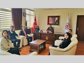 Başkanımız ile Yönetim Kurulu Üyelerimiz, Silifke Başsavcısı Sayın; Mehmet KÖKLÜ' yü Makamında ziyaret ettiler.