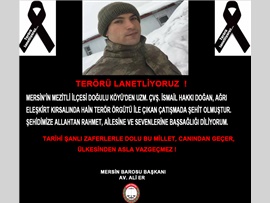 TERÖRÜ LANETLİYORUZ !