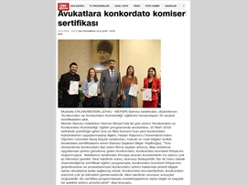 BASINDA BAROMUZ (Avukatlar Konkordato Komiserliği Sertifikası Aldı)