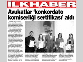 BASINDA BAROMUZ (Avukatlar Konkordato Komiserliği Sertifikası Aldı)