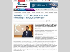 BASINDA BAROMUZ (KKTC'nin Kuruluş Yıldönümü Mesajı)