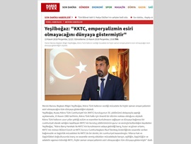 BASINDA BAROMUZ (KKTC'nin Kuruluş Yıldönümü Mesajı)