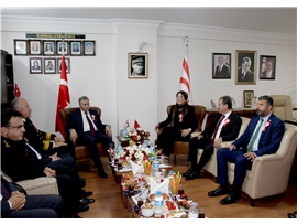BAŞKANIMIZ AV. BİLGİN YEŞİLBOĞAZ, KKTC’NİN TEBRİK KABULÜNE KATILDI