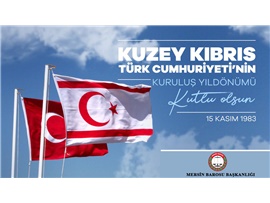 KKTC’NİN 38. KURULUŞ YILDÖNÜMÜ KUTLU OLSUN