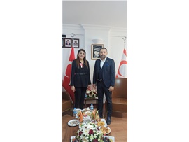 BARO YÖNETİMİMİZDEN, KKTC MERSİN BAŞKONSOLOSU ZALİHE MENDELİ'YE ZİYARET