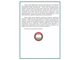 BAROLAR ORTAK AÇIKLAMA