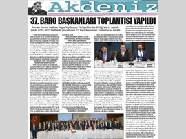 BASINDA BAROMUZ (Baro Başkanımız 37. Baro Başkanları Toplantısı'na Katıldı)