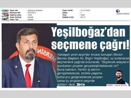 BASINDA BAROMUZ (Baro Başkanımız Av. Bilgin Yeşilboğaz, Basınla Bir Araya Geldi)