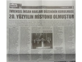 Dünya İnsan Hakları Günü açıklama
