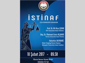 SEMİNER- İstinaf Ceza Muhakemesi Hukukunda  (18 Şubat 2017)