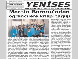 BASINDA BAROMUZ (Baromuzdan Gaziantep'te Öğrencilere Kitap Bağışı)