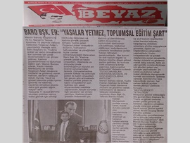 BASINDA BAROMUZ (Başkanımızın Özgecan Aslan Anısına Mesajı)