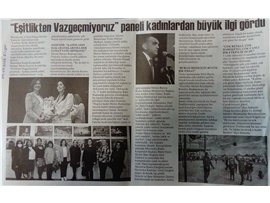 "Eşitlikten Vazgeçmiyoruz" Paneli