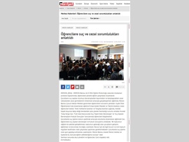 BASINDA BAROMUZ (Öğrencilere Suç Sayılan Davranışlar Eğitimi)