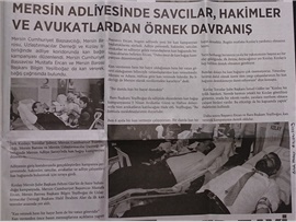 BASINDA BAROMUZ (Avukatlarımızdan Kızılay'a Kan Bağışı Kampanyası)
