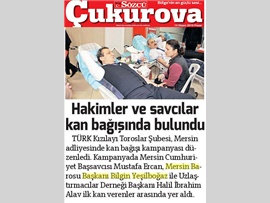 BASINDA BAROMUZ (Avukatlarımızdan Kızılay'a Kan Bağışı Kampanyası)