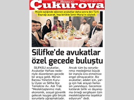 BASINDA BAROMUZ (İlçe Temsilciliklerimizde Avukatlar Günü Kutlaması)