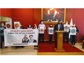 "ADİL YARGILANMA BİR HAKTIR-AVUKATLARI DERHAL SERBEST BIRAKIN! "