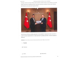 BARO YÖNETİMİMİZDEN VALİ ALİ HAMZA PEHLİVAN'A ZİYARET