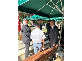 ŞEHİTLİK ZİYARET EDİLDİ