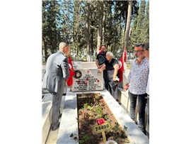 ŞEHİTLİK ZİYARET EDİLDİ