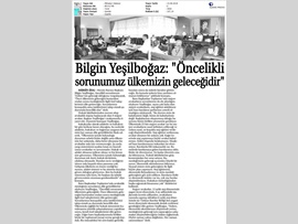 BASINDA BAROMUZ (Yeşilboğaz:  "Ülkemizin Daha Beter Olmasına İzin Vermeyeceğiz")