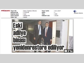 BASINDA BAROMUZ (Eski Adliye Binası Yeniden Hayat Bulacak)