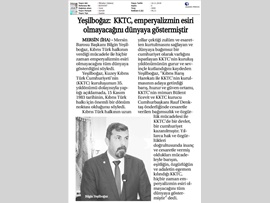 BASINDA BAROMUZ (KKTC'nin Kuruluş Yıldönümü Mesajı)