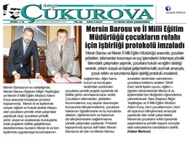 BASINDA BAROMUZ (Mersin Barosu ve İl Milli Eğitim Müdürlüğü Çocuklar İçin Protokol İmzaladı)