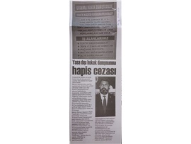BASINDA BAROMUZ (Yasa Dışı Hukuk Danışmanına Hapis Cezası)