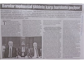 BASINDA BAROMUZ (Barolar Toplumsal Şiddete Karşı Acil Eylem Planı Yapıyor)