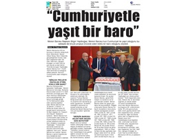 BASINDA BAROMUZ (Mersin Barosu 95 Yaşında)