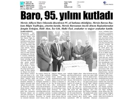 BASINDA BAROMUZ (Mersin Barosu 95 Yaşında)