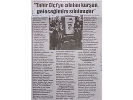 BASINDA BAROMUZ (Adalet Nöbeti Tahir Elçi Anısına Diyarbakır'da Tutuldu)