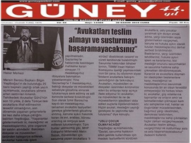 BASINDA BAROMUZ (Mersin Barosu Tahir Elçi'yi Andı)