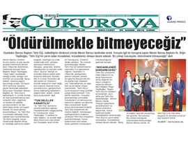 BASINDA BAROMUZ (Mersin Barosu Tahir Elçi'yi Andı)
